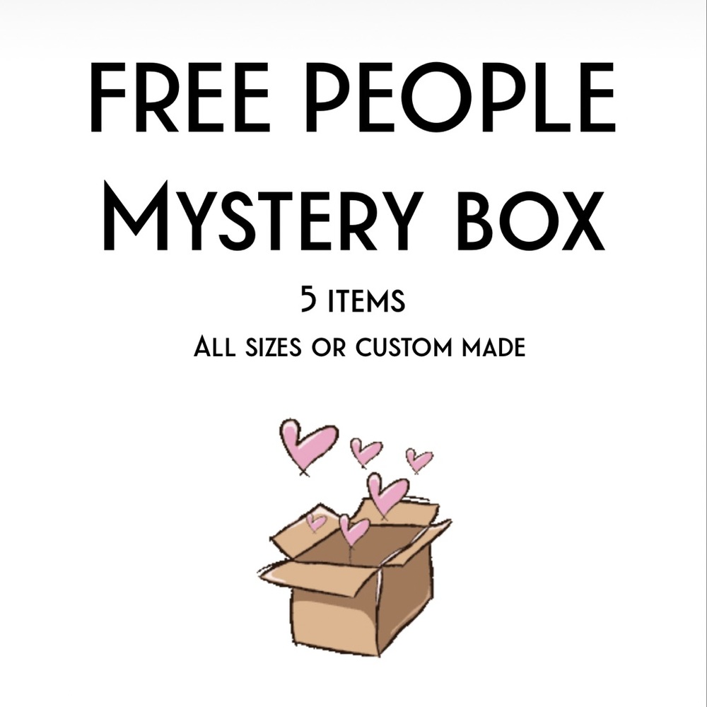 FREE PEOPLE Mystery Box =  5 items!